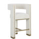 Adamina 36.25 inch Rhea Light Barley Counter Stool